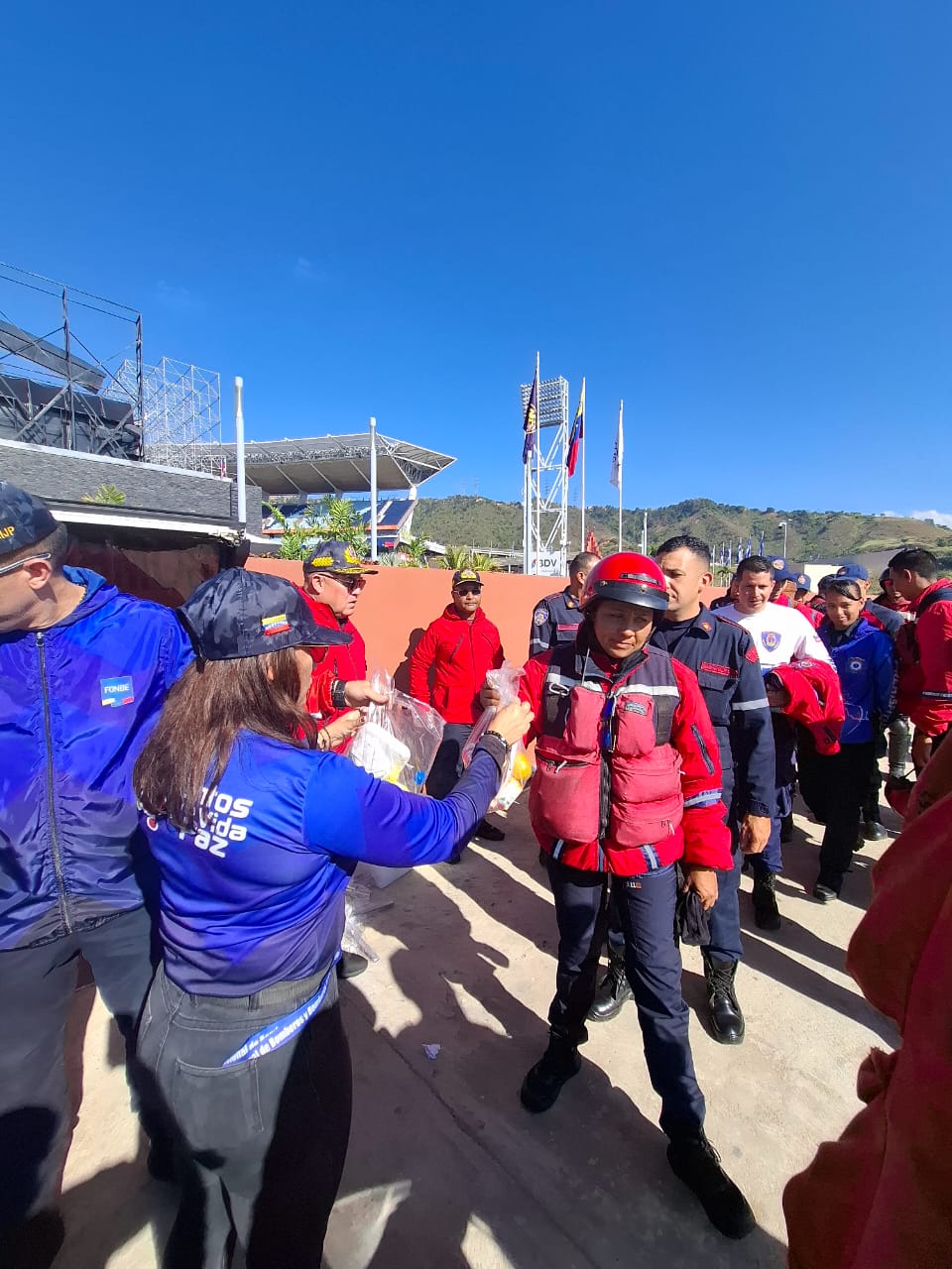 Prevencion y seguridad en el estadio monumental 🇻🇪🚒