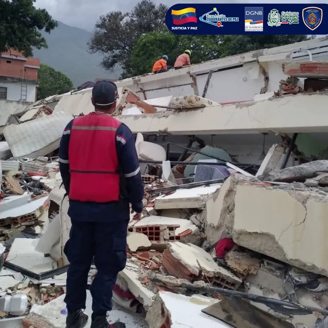 Rescatistas trujillanos combinan precisión técnica, inspección de estructuras y contención emocional en la zona de desastre  En la continuidad del despliegue en Caracas y La Guaira